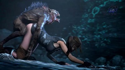 3д мультики, Lara Croft, Монстры, Мультики,