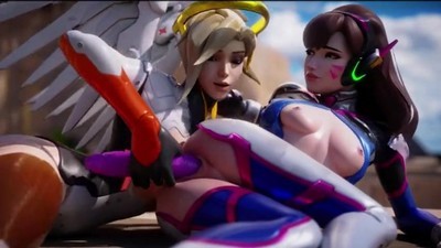 Игры, Мультики 3д, Овервотч, Мультики, D.va,