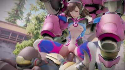 Мультики 3д, Овервотч, D.va,