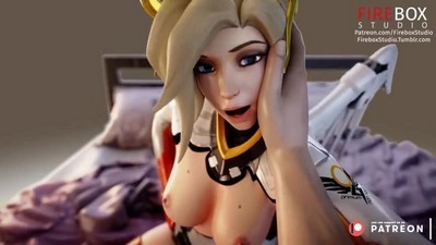 Игры, Мультики 3д, Овервотч, Мультики, Ангел, Вдова,